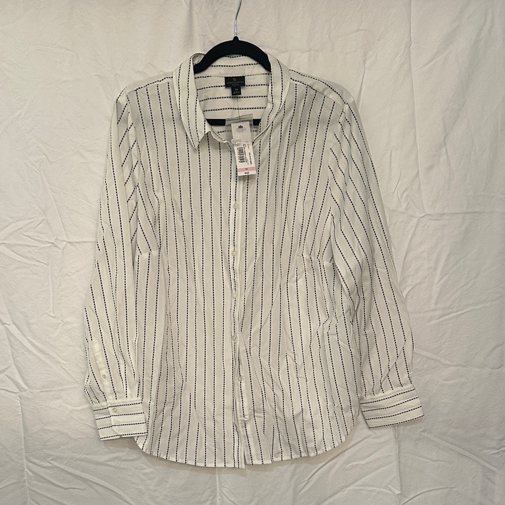 Classic Striped Button Down Shirt